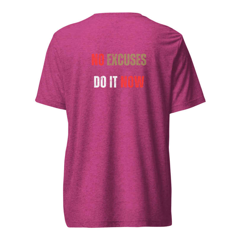 Unisex Tri-Blend T-Shirt | NO EXCUSES