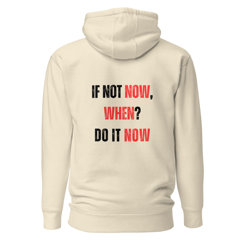 Unisex Premium Hoodie | IF NOT NOW, WHEN?