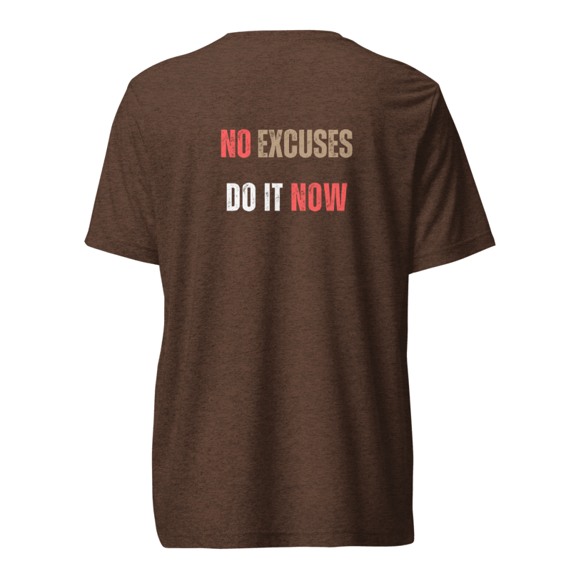 Unisex Tri-Blend T-Shirt | NO EXCUSES