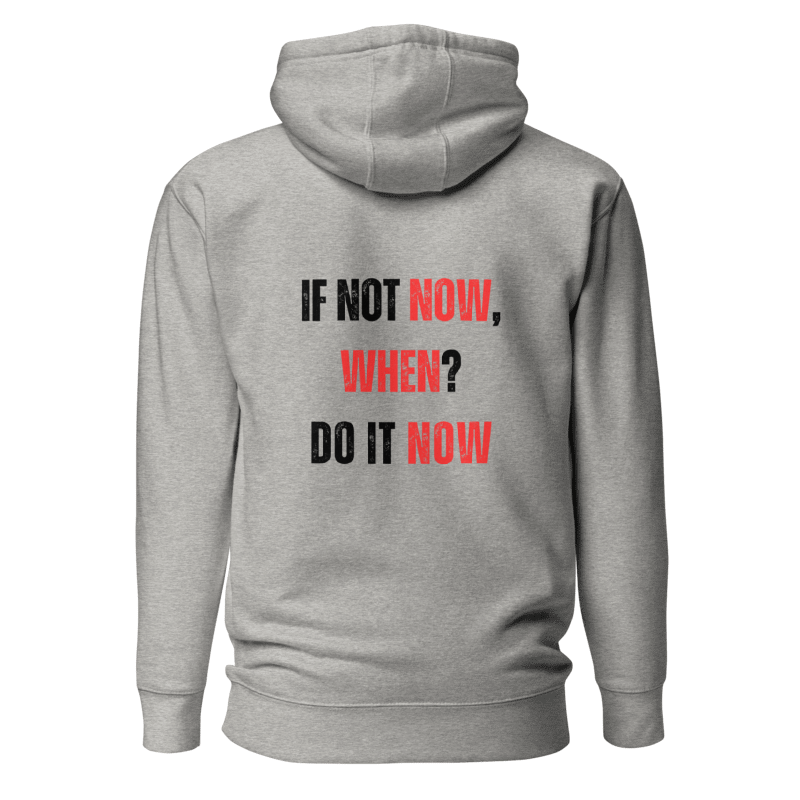 Unisex Premium Hoodie | IF NOT NOW, WHEN?