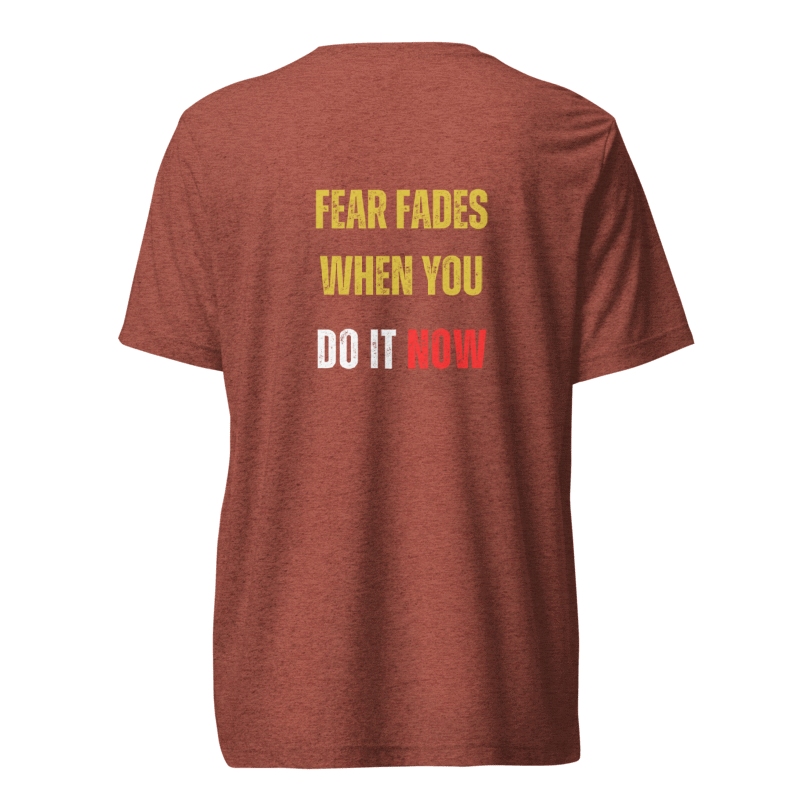 Unisex Tri-Blend T-Shirt | FEAR FADES WHEN YOU
