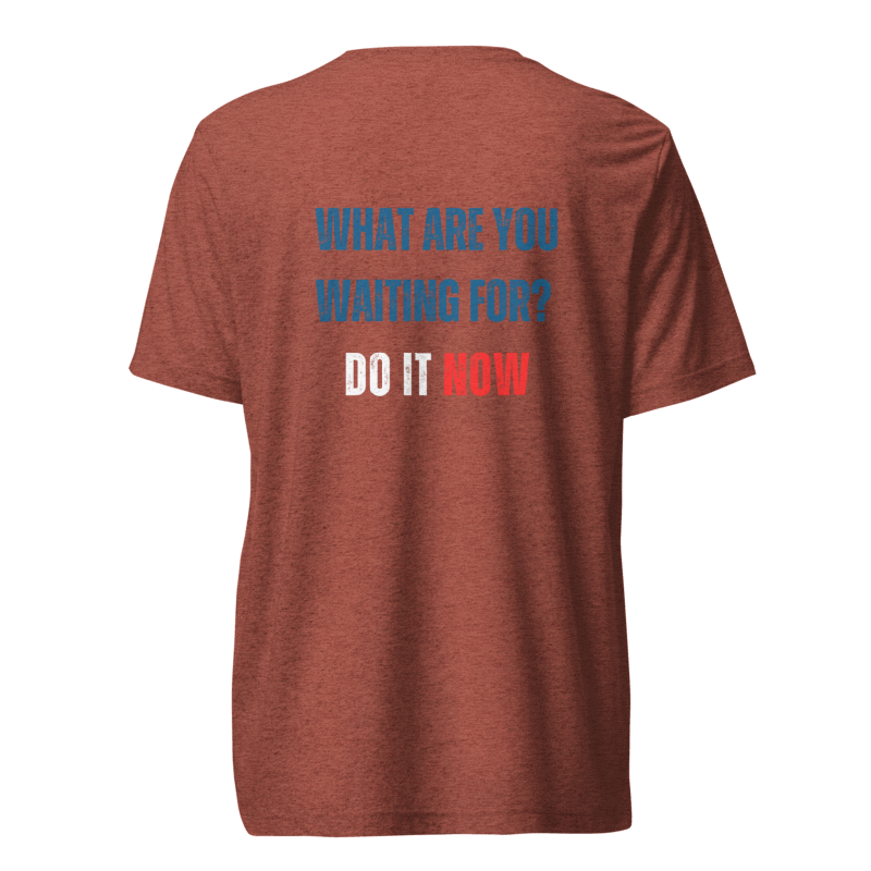 Unisex Tri-Blend T-Shirt | WHAT ARE YOU WAITING FOR?