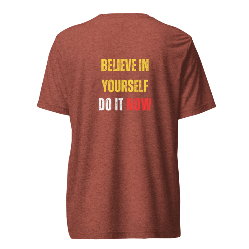 Unisex Tri-Blend T-Shirt | BELIEVE IN YOURSELF