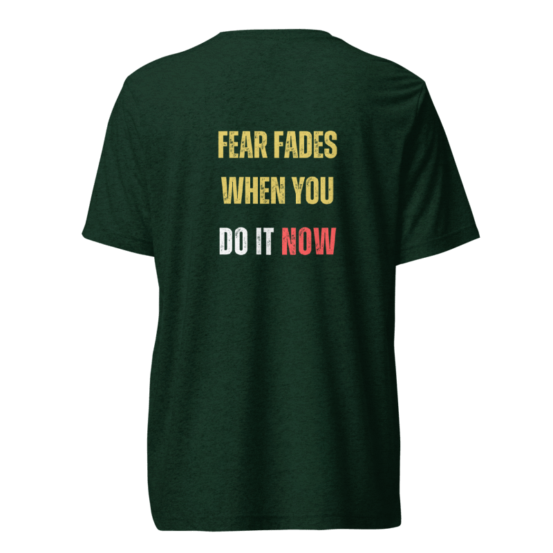 Unisex Tri-Blend T-Shirt | FEAR FADES WHEN YOU