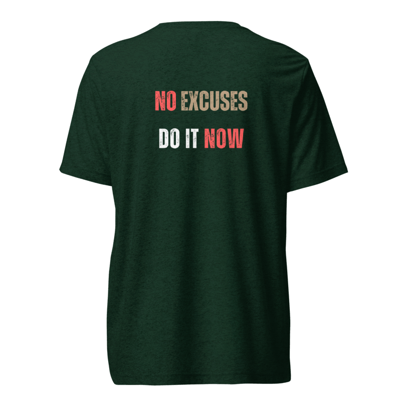 Unisex Tri-Blend T-Shirt | NO EXCUSES