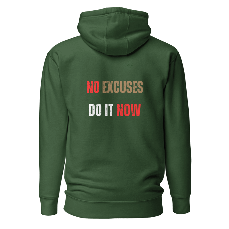 Unisex Premium Hoodie | NO EXCUSES