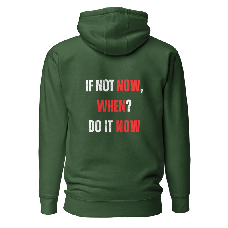 Unisex Premium Hoodie | IF NOT NOW, WHEN?