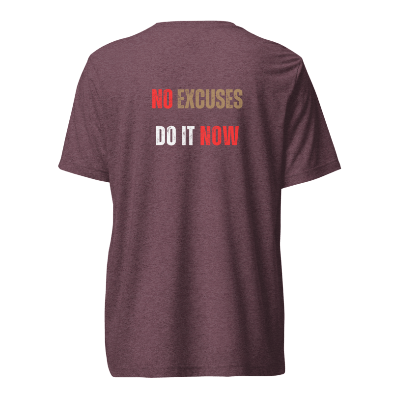 Unisex Tri-Blend T-Shirt | NO EXCUSES