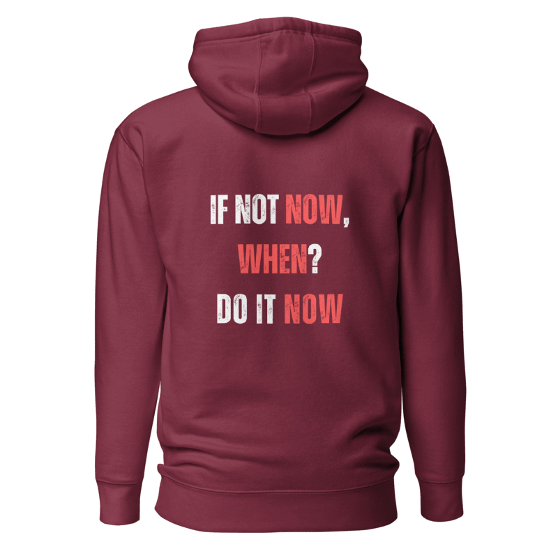 Unisex Premium Hoodie | IF NOT NOW, WHEN?