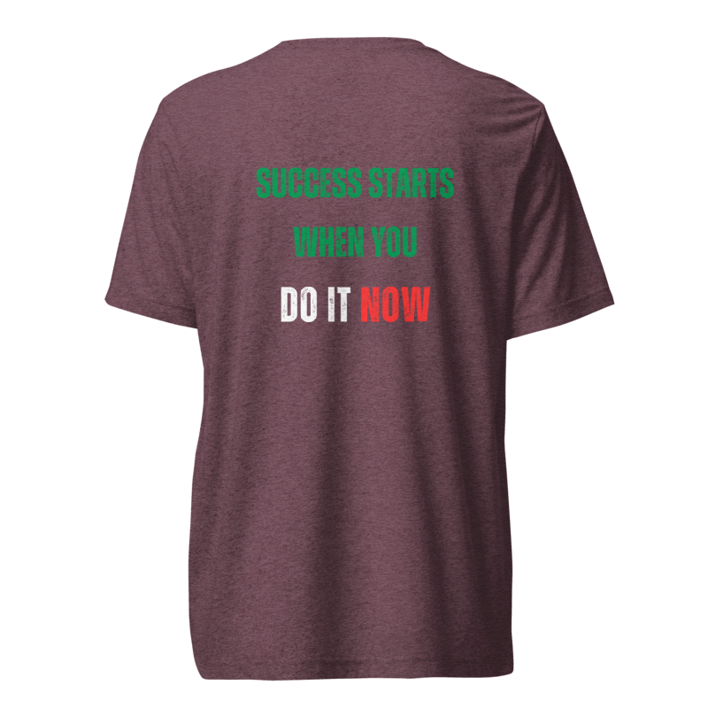 Unisex Tri-Blend T-Shirt | SUCCESS STARTS WHEN YOU