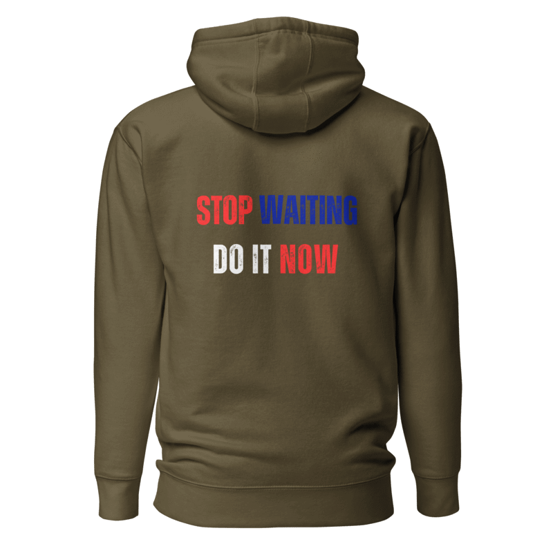 Unisex Premium Hoodie | STOP WAITING