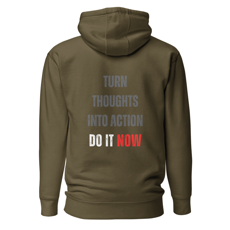 Unisex Premium Hoodie | TURN THOUGHTS INTO ACTION