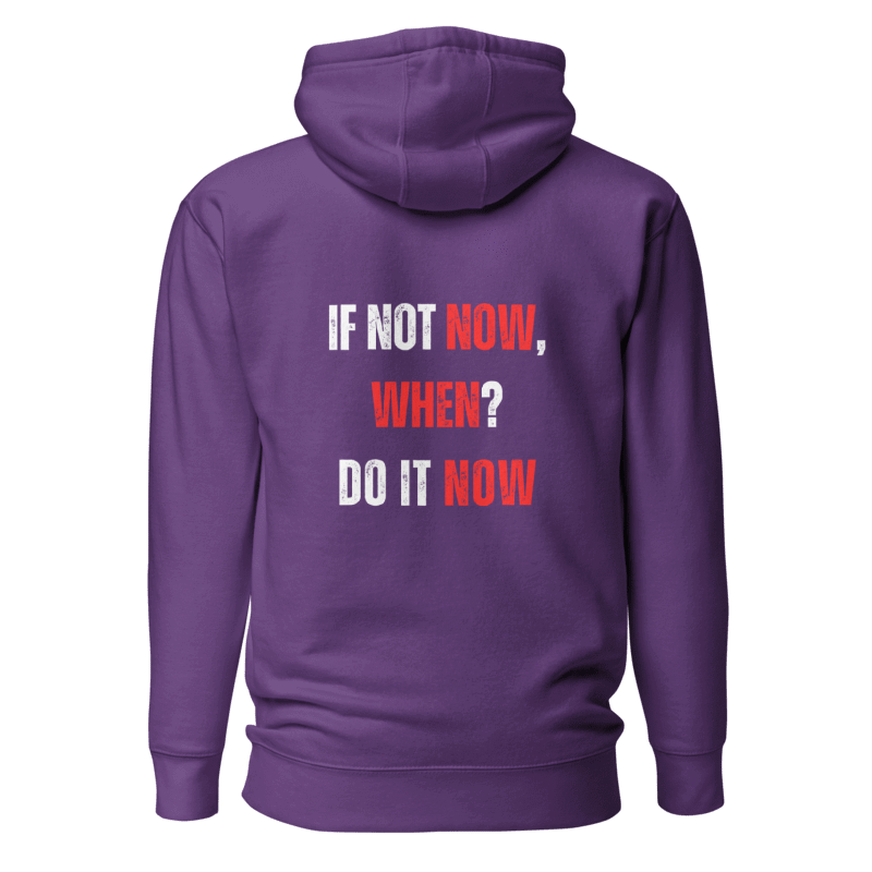 Unisex Premium Hoodie | IF NOT NOW, WHEN?