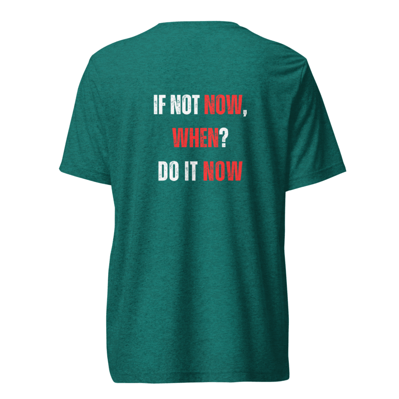 Unisex Tri-Blend T-Shirt | IF NOT NOW, WHEN?
