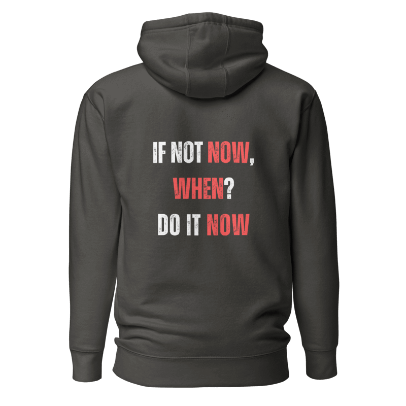 Unisex Premium Hoodie | IF NOT NOW, WHEN?