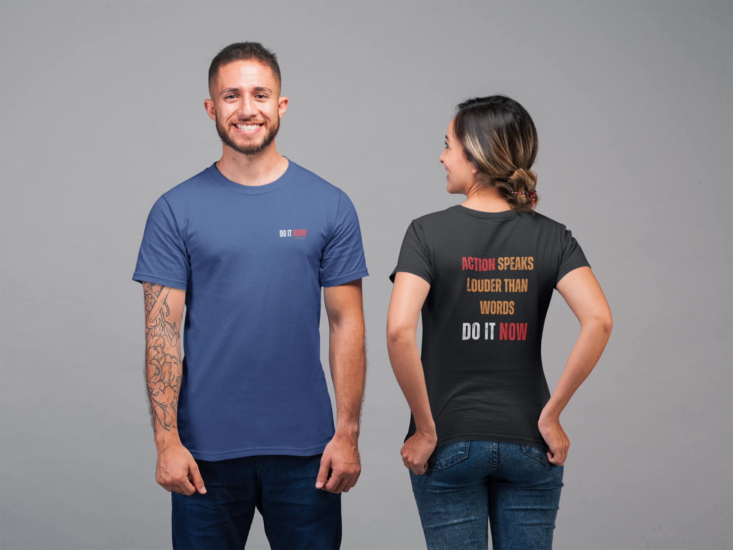 Unisex Tri-Blend T-Shirt | ACTION SPEAKS LOUDER THAN WORDS
