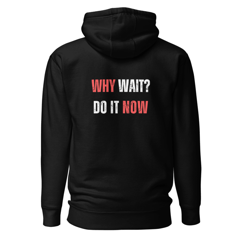 Unisex Premium Hoodie | WHY WAIT?