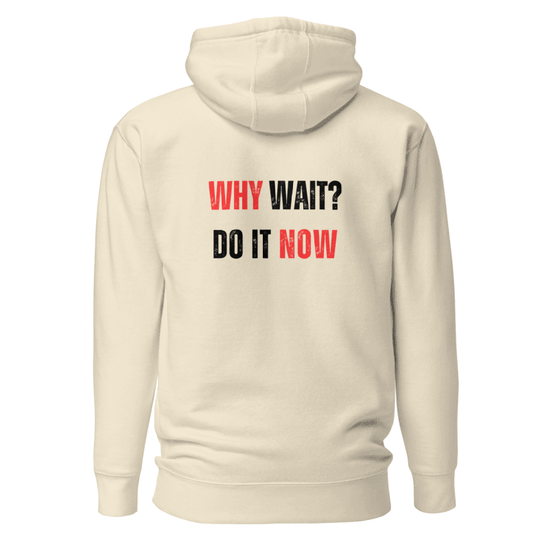 Unisex Premium Hoodie | WHY WAIT?