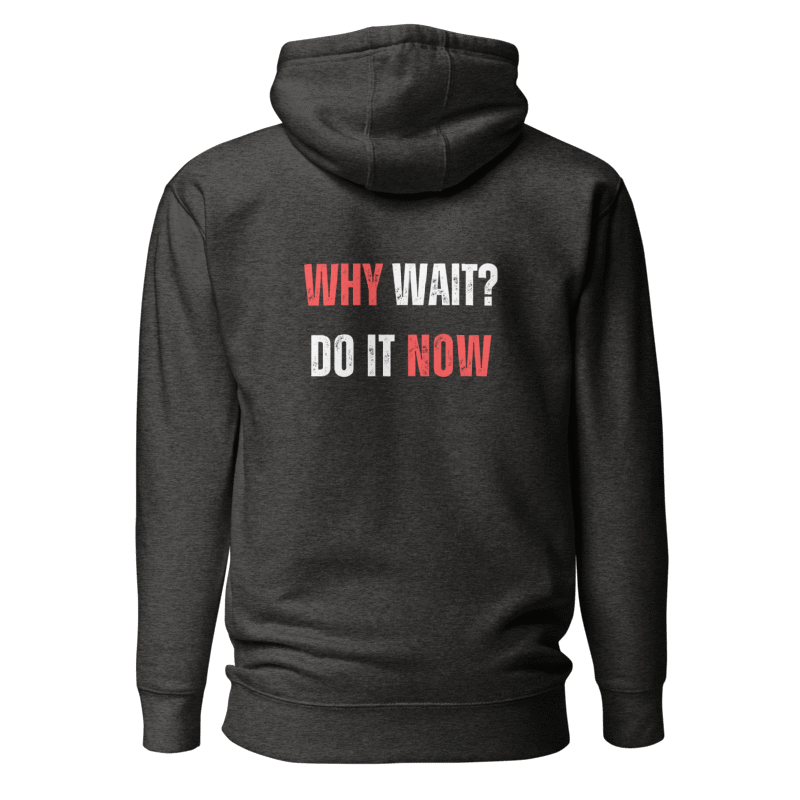 Unisex Premium Hoodie | WHY WAIT?