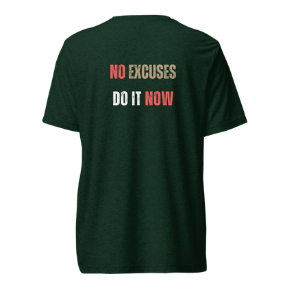 Unisex Tri-Blend T-Shirt | NO EXCUSES