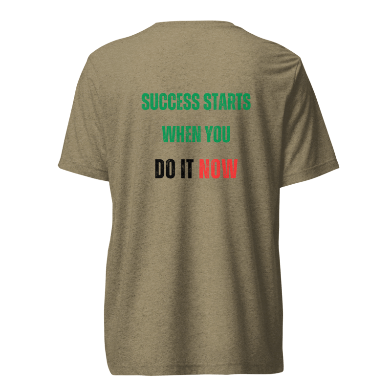 Unisex Tri-Blend T-Shirt | SUCCESS STARTS WHEN YOU