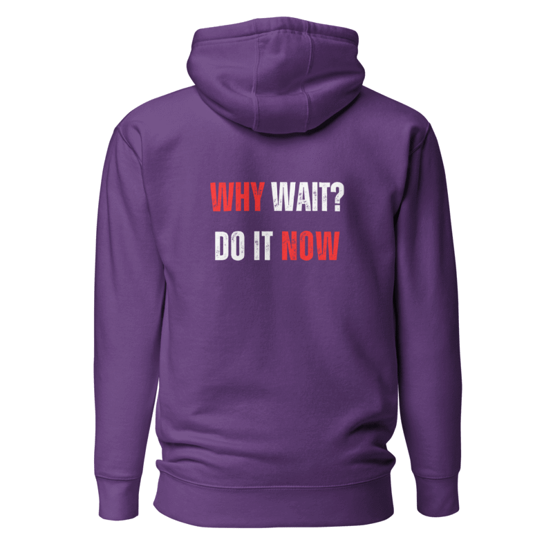 Unisex Premium Hoodie | WHY WAIT?