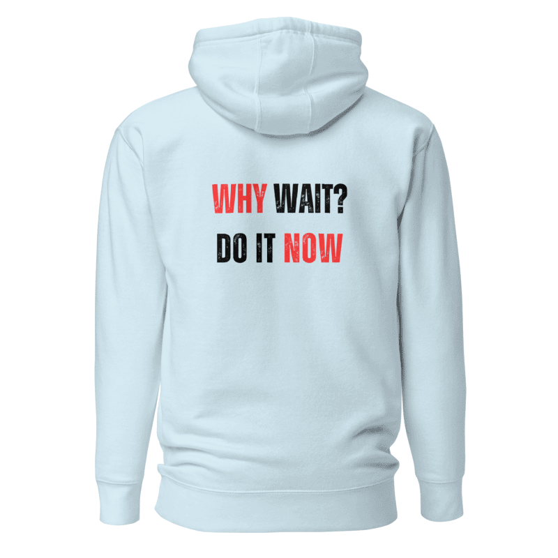 Unisex Premium Hoodie | WHY WAIT?