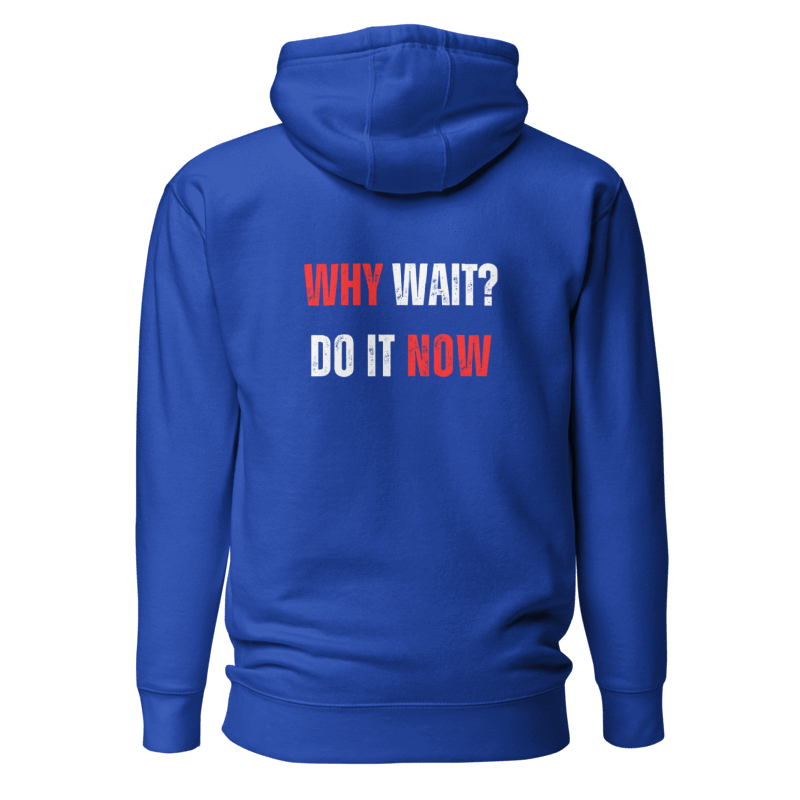 Unisex Premium Hoodie | WHY WAIT?