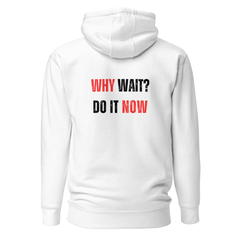 Unisex Premium Hoodie | WHY WAIT?